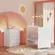 Jogo De Quarto Infantil Com Berço E Cômoda Doce Sonhos - Qmovi