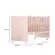 Quarto Infantil Roupeiro 4070 Conjugado E Berço 3540 Rosa - Qmovi