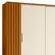 Guarda Roupa De Casal 4 Portas 4 Gavetas Grande Jacarandá  Cinamomo/Off White