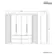 Guarda Roupa De Casal 6 Portas 4 Gavetas 240cm Doble Cinamomo/Off White - Albatroz