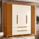 Guarda Roupa De Casal 6 Portas 4 Gavetas 240cm Doble Cinamomo/Off White - Albatroz