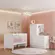 Quarto De Bebê Completo Berço Com Colchão Roupeiro 2 Portas 3 Gavetas Branco - Leartam Móveis