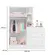 Quarto De Bebê Completo Berço Com Colchão Roupeiro 2 Portas 3 Gavetas Branco - Leartam Móveis