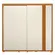 Guarda Roupa Casal Acácia 2 Portas Deslizantes  Off White/cinamomo - Móveis Leartam