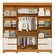 Guarda Roupa Vivacce 4 Portas e 4 Gavetas Cinamomo/off White - Móveis Leartam
