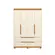 Guarda Roupa Solteiro Doble 4 Portas  4 Gavetas  Cinamomo Off White - Móveis Albatroz
