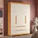 Guarda Roupa Solteiro Doble 4 Portas  4 Gavetas  Cinamomo Off White - Móveis Albatroz