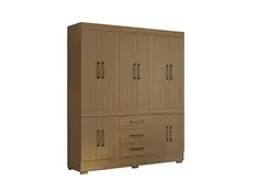 Guarda Roupa De Casal 10 Portas 3 Gavetas  Aramóveis Atacama Atacama