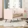 Berço Infantil Americano Vira Mini Cama Estilo Retrô Com Colchão Espuma D-18 Rosa  Acetinado - Qmovi