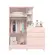 Guarda Roupa Com Cômoda Conjugado Infantil Doce Sonho 4070 Com Pés - Qmovi