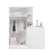 Guarda Roupa Conjugado Com Cômoda Para Quarto Infantil Branco Qmovi