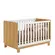 Berço Americano Mini Cama Q Encanto Slim Freijó TOQ Branco Acetinado - Qmovi