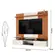 Painel Home Suspenso Para Tv até 60 Pol. Ben Com 2 Portas 160x153cm Bali/cedro - DJ Móveis