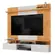 Painel Home Suspenso Para Tv até 60 Pol. Ben Com 2 Portas 160x153cm Bali/cedro - DJ Móveis