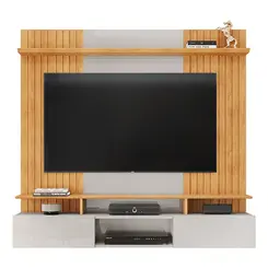 Painel Suspenso Sala Star Para Tv Até 65 Pol. Bali/cedro - Móveis Leartam