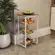 Balcão Fruteira Cozinha Crome Indrustrial LI035 Canela/Branco - Kappesberg