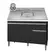 Kit De Cozinha Balcão  Com Pia Inox 120 cm 3 Portas e 1 Gaveta Preto Tatiane - Móveis Leartam