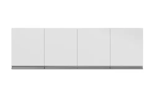 Armário Multiuso Aéreo 150cm 4 Portas Andréia Branco - Ajl Móveis