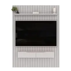 Home Para TV até 65 Pol Pratic Ripado Com 2 Gavetas 183x240cm Bali - DJ Móveis