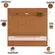 Home Painel Ripado Pratic Para TV até 85 Pol e Bancada Com 3 Gavetas 250x240cm Bali - DJ Móveis