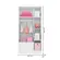Quarto Completo Bebê Com Berço Colchão Roupeiro e Cômoda  - Qmovi