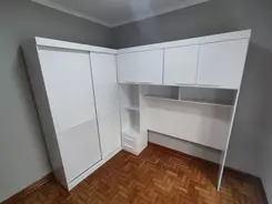 Guarda Roupa Armário De Casal Com 6 Portas Para Cama Box Branco Móveis Leartam
