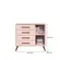Jogo De Quarto Bebê Sophia Berço Americano 2 X 1 Com Cômoda - Rosa Acetinado