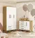 Kit Guarda Roupa E Cômoda Para Quarto Infanto Juvenil  Freijó Branco Qmovi