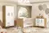 Quarto De Bebê Completo Retrô 3 Peças Berço Guarda-Roupa Cômoda  Freijó Branco - Qmovi