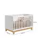 Quarto Infantil Com Berço Colchão E Cômoda Padrão Americano Branco Acetinado