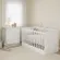 Quarto Infantil Caroline Berço Americano Com Cômoda Qmovi Doce Sonho -  Branco