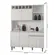 Kit Paneleiro De Cozinha Com 6 Portas e  Balcão Para Pia De 120cm - Branco Ajl
