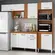 Jogo De Cozinha Compacta Com 7 Portas 1 Gaveta Balcão Com Tampo Mdp - Móveis Leartam