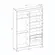 Guarda Roupa Roupeiro Com 4 Portas 2 Gavetas Cinamomo Ripado Off White Aramóveis