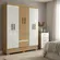 Guarda Roupa 6 Portas Com Cômoda 5 Gavetas Para Quarto Solteiro - Aramóveis