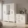 Guarda Roupa   Portas Capela Cômoda 5 Gavetas Quarto De Solteiro Aramóveis
