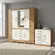 Guarda Roupa Casal Nápole 8 Portas Com Cômoda 5 Gavetas 1 Porta Atacama Off White - Aramóveis