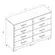 Guarda Roupa Com 4 Portas 2 Gavetas E Cômoda 8 Gavetas Para Quarto De Solteiro Cinamomo Ripado Off White Leartam Móveis
