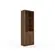Conjunto 3 Armários para Escritório com Balcão, Armário e Estante Livreiro Nogal Tecno Mobili