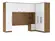 Jogo De Quarto Casal Guarda Roupa Modulado Com 9 Portas Irlanda Espaço Para Box Queen