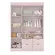 Quarto Infantil Completo Guarda-roupa 3 Portas 4 Gavetas com Cômoda 100% Mdf Ayla Phoenix Baby