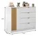 Cômoda Infantil Exclusiva Ayla Com 1 Porta E 4 Gavetas Ideal Para Quarto De Bebê Branco Semi-Brilho - Phoenix  Baby
