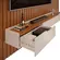 Painel Estante Home Trento Rack Bancada 2 Gavetas Isac Ideal Para  Tv Até 65 Polegadas Freijó Off White
