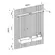 Painel Suspenso Home Ripado Trento Com Rack Bancada 2 Gavetas Isac Para Tv Até 65 Polegadas Freijó Off White