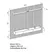Painel Estante Rack Bancada Home Suspenso Com 3 Gavetas Pratico Ideal Para Tv Até 85 Pol. Bali Bali  Leartam Móveis