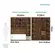 Guarda-Roupa Casal 7 Portas 4 Gavetas Nichos Prateleiras Ideal Para Cama Box 138cm  Jatobá Areia - Santos Andirá