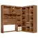 Guarda-Roupa Casal 7 Portas 4 Gavetas Nichos Prateleiras Ideal Para Cama Box 138cm  Jatobá Areia - Santos Andirá