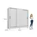 Guarda Roupa Para Quarto De Casal Com 3 Portas De Corrrer 2 Gavetas Amplo Espaço Interno Leartam Móveis