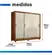 Guarda Roupas Solteiro Com 3 Portas De Correr 2 Gavetas Interna e Com Amplo Espaço Prático Jatobá Off White