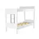 Beliche Cama Para Quarto De Solteiro Juvenil Infantil Ditália CM-21 Branco